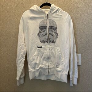 Vintage Mark Ecko Cut & Sew White Star Wars Stormtrooper Hoodie